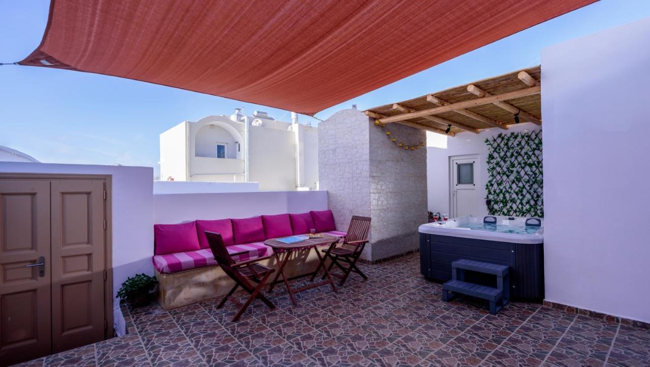 Apartmán Heart Of Oia - Private House With Jacuzzi Exteriér fotografie